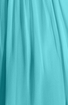 Donna Morgan Chiffon Fabric Swatch (Blue/Green)