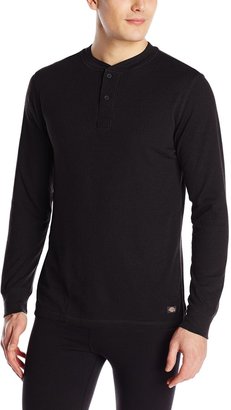 Dickies Men's Long Mid-Weight Performance Waffle Henley Top