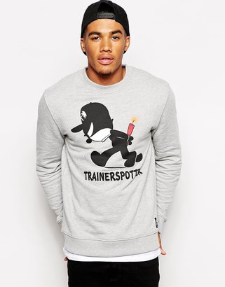 Trainerspotter Sweat With Felix Dino - Grey