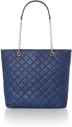 Linea marina quilted tote bag