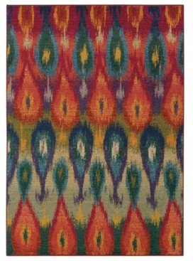 Oriental Weavers Area Rug, Kaleidoscope 2061Z Vibrant Flame 7'10" x 10'10"