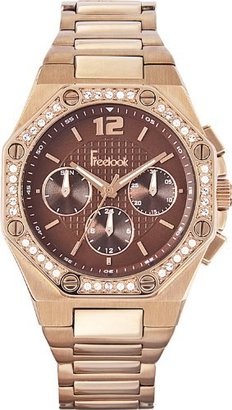 Freelook Women's HA5340RGM-2 Eight Classic Analog Octagon Crystal Bezel Watch