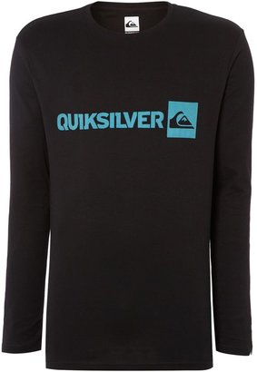 Quiksilver Men's Long sleeve logo screen t-shirt
