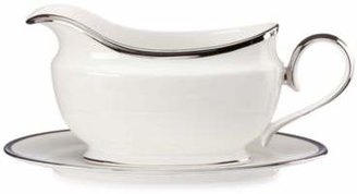 Lenox Solitaire White Gravy Boat and Stand