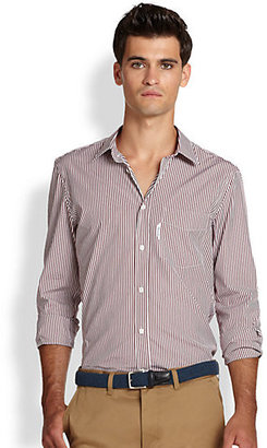 Façonnable F. F. Striped Woven Sportshirt