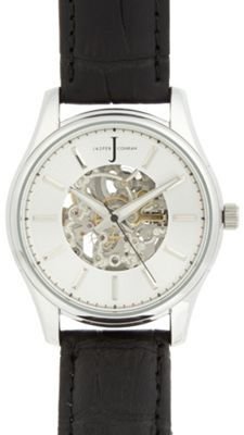 J by Jasper Conran Designer men's silver automatic watch