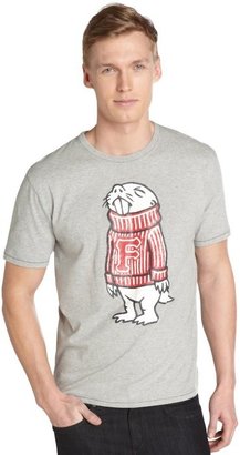 French Connection heather grey 'Woodchuck' cotton t-shirt