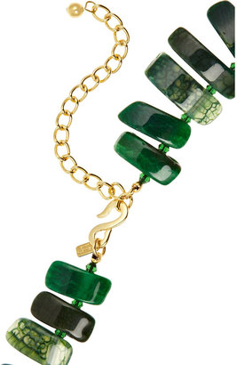 Kenneth Jay Lane Gold-plated necklace