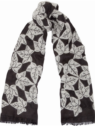Alexander McQueen Ivy-jacquard scarf