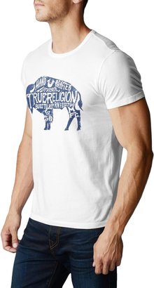 True Religion Bison S/S Crew Neck Mens T-Shirt