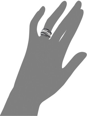 Effy Caviar by Black and White Diamond Ring (3/4 ct. t.w.) in 14k White Gold