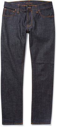 Nudie Jeans Thin Finn Slim-Fit Organic Dry Denim Jeans