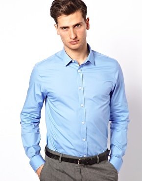 ASOS Smart Shirt - blue