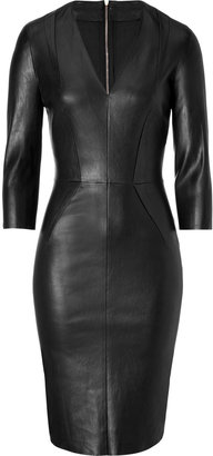 Jitrois Leather Dress in Black