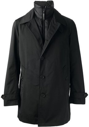 Burberry padded layer trench coat