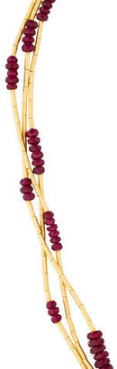 Gurhan 'Rain Collection' Ruby & Gold Necklace