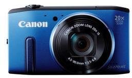 Canon PowerShot SX270 HS 12.1 Megapixel Digital Camera - Blue