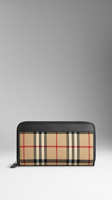 Burberry Horseferry Check Ziparound Wallet