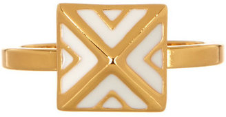 Vince Camuto Pyramid White Stud Ring - Size 7