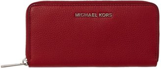 Michael Kors Beford large red zip around purse