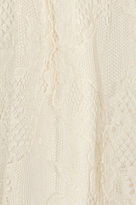 Sea Cotton-blend lace top