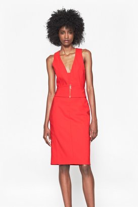 French Connection Romeo Stretch Zip Detail Dress