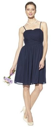 Women's Chiffon Strapless Pleated Bridesmaid Bridesmaid Dress  Limited Availability Colors - TEVOLIO