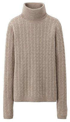 Uniqlo WOMEN Cashmere Blend Polo Neck Sweater