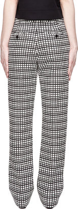 Marc Jacobs Black & White Check Classic Trousers