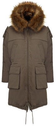 Whistles Donnie Faux Fur Lined Parka