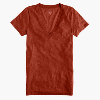 J.Crew Petite vintage cotton V-neck T-shirt