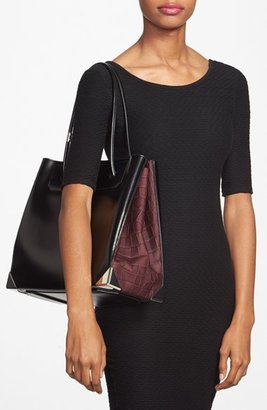 Alexander Wang 'Large Prisma' Croc Embossed Leather Tote