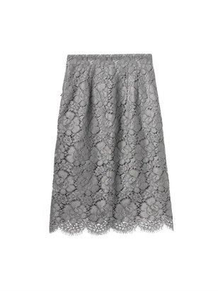 Dolce & Gabbana Macramé lace pencil skirt