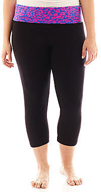JCPenney City Streets Cropped Yoga Pants - Plus