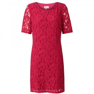 Oliver Bonas Raspberry Lace Tunic Dress