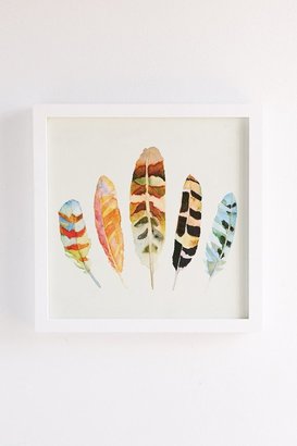 Urban Outfitters Sarah B. Martinez Feathers #5 Framed Art
