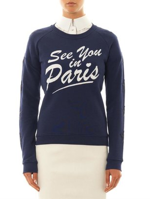 Zoe Karssen See You In Paris star sweatshirt