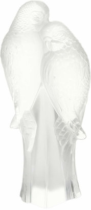 Lalique Clear Two Parakeets Figure