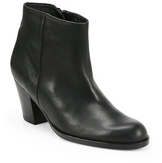 Saks Fifth Avenue 10022-SHOE Dayna Clean Leather Ankle Boots