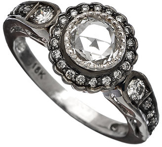 Sethi Couture 18k True Romance Vintage Inspired Diamond Ring