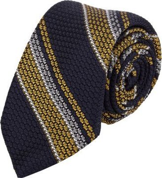 Barneys New York Diagonal-Stripe Jacquard Neck Tie