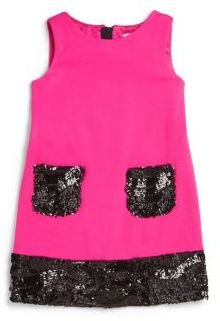Milly Minis Toddler's & Little Girl's Sequin-Trimmed Knit Dress