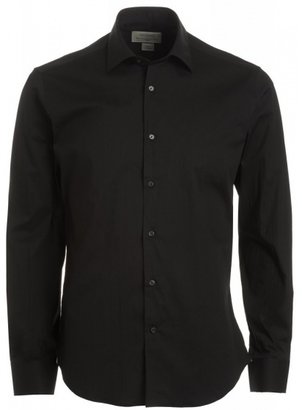 Poggianti Shirts Black Fitted, Classic Stretch Cotton Shirt