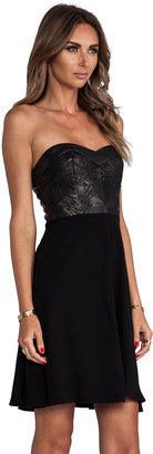Twelfth St. By Cynthia Vincent By Cynthia Vincent Kashmir Leather Corset Dress