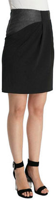 Catherine Malandrino Colorblock Skirt