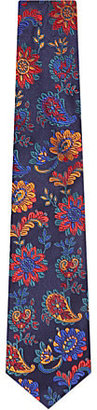 Duchamp Paisley Floral silk tie - for Men