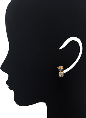 Van Cleef & Arpels Sapphire & Diamond Hoop Earrings