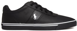 Polo Ralph Lauren Hanford Leather Trainers - Black