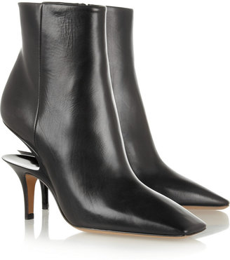 Maison Martin Margiela 7812 Maison Martin Margiela Cutout-heel leather boots