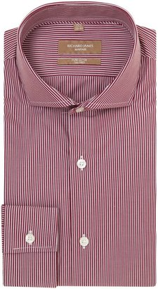 Richard James Men's Mayfair Cutaway collar stripe shirt